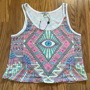 Wildfox Third Eye Tank, NWT, XS